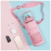 Wholesale SBR diving material outdoor sports water bottle cup covers, hand-held shoulder strap portable thermos flask protective covers from the manufacturer Specification image
